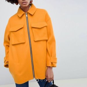 ASOS Design Utility Coat with Pockets